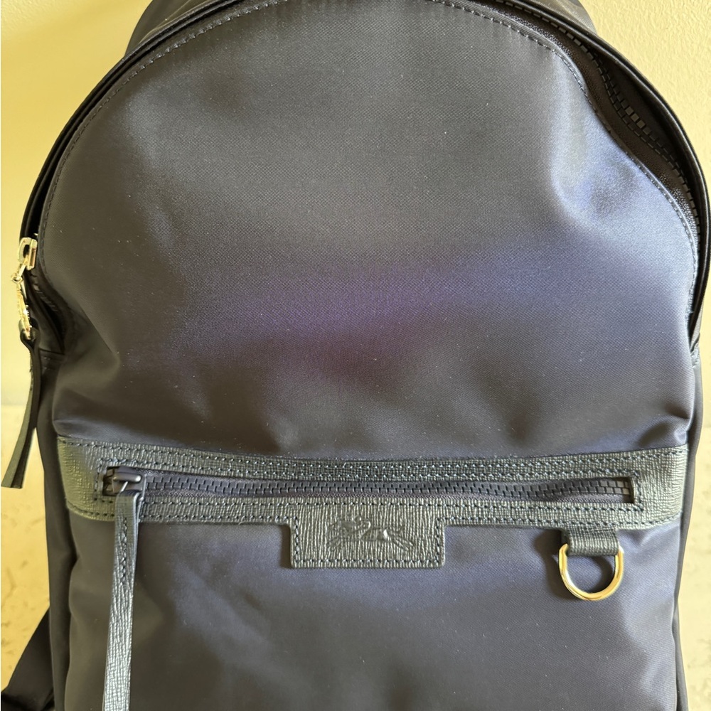 New Longchamp Le Pliage NEO dark Navy nylon large Backpack Shoulder bag